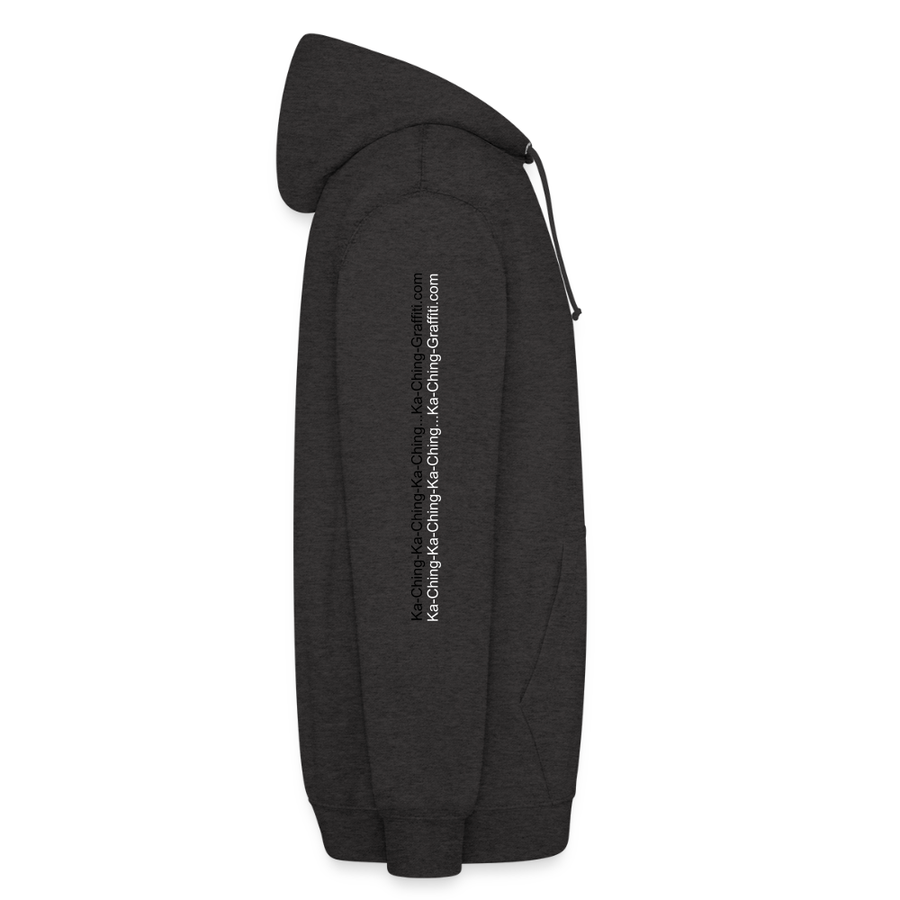 Unisex Hoodie Ching Bronze logo - charcoal grey