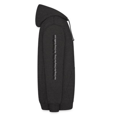 Unisex Hoodie Ching Bronze logo - charcoal grey