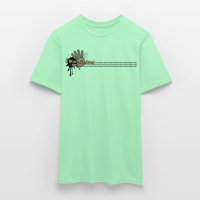 Ka-Ching T-Shirt Ching Gold Logo CHGD-T-02w - mint green