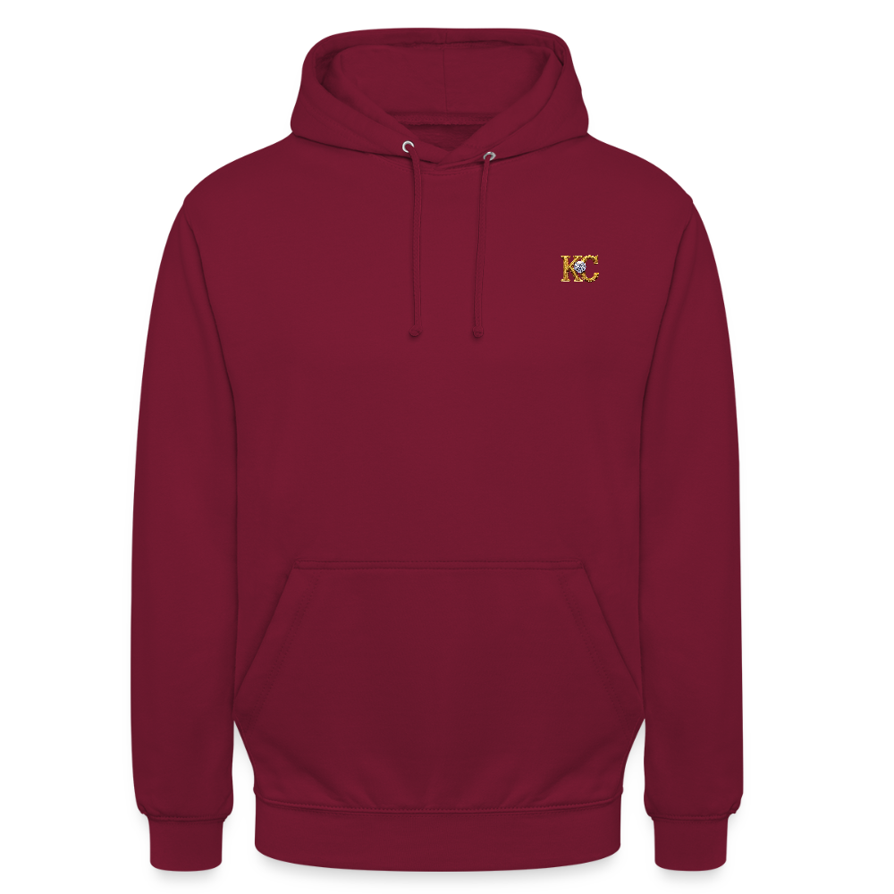Diamond Range Unisex Hoodie limited editions design 1 - bordeaux