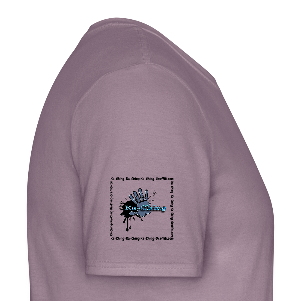 Unisex T-Shirt Ching Blue Logo CHBL-T-05c - purple-grey 
