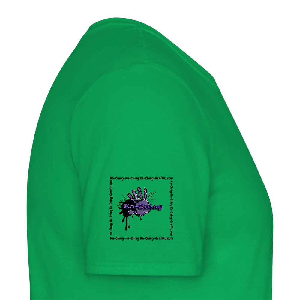 Unisex T-Shirt Ching Purple Logo CHPU-T-06c - kelly green