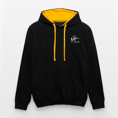 Silver Range City Bonds Robɓery 1990 Hoodie limited edition - black/gold
