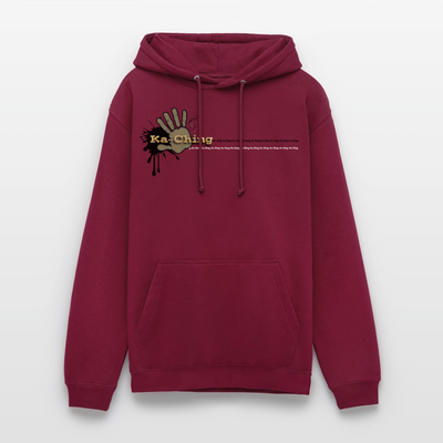 Unisex Hoodie Ching Gold logo - bordeaux