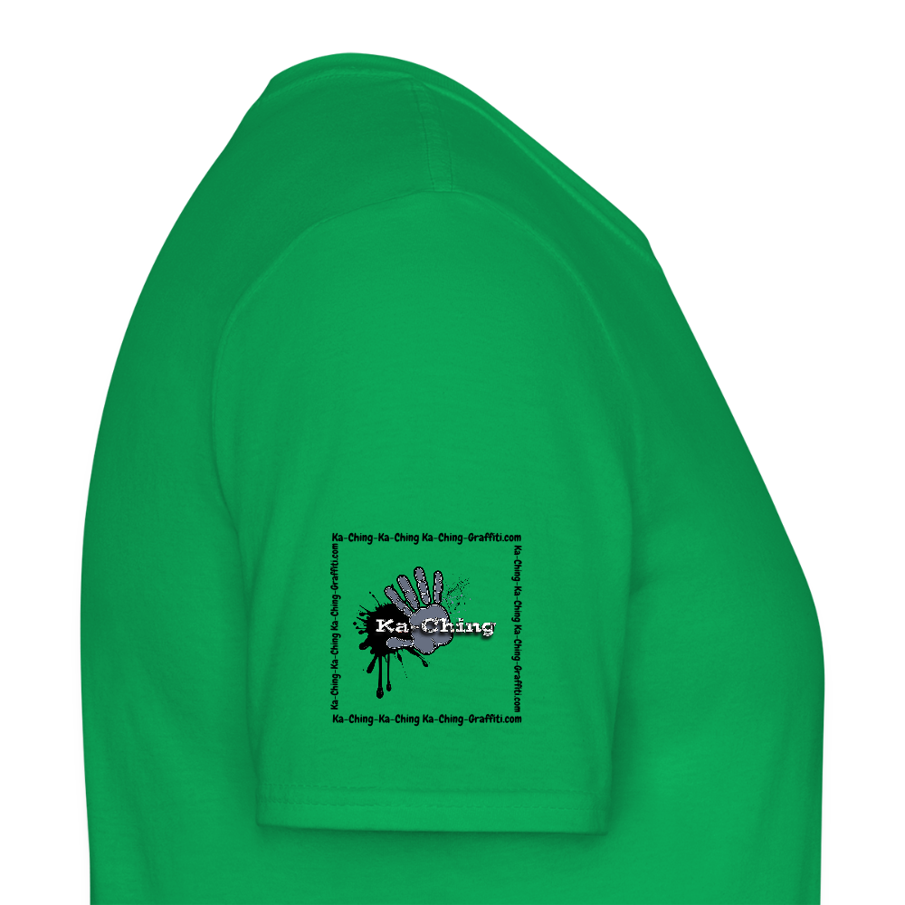 Unisex T-Shirt Ching Silver Logo CH-SLR-T-03c - kelly green