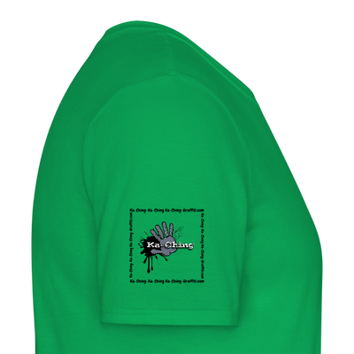 Unisex T-Shirt Ching Silver Logo CH-SLR-T-03c - kelly green