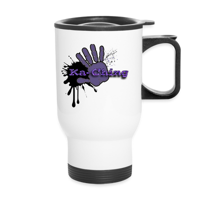 Ka-Ching Travel Mug  Ching Purple - white