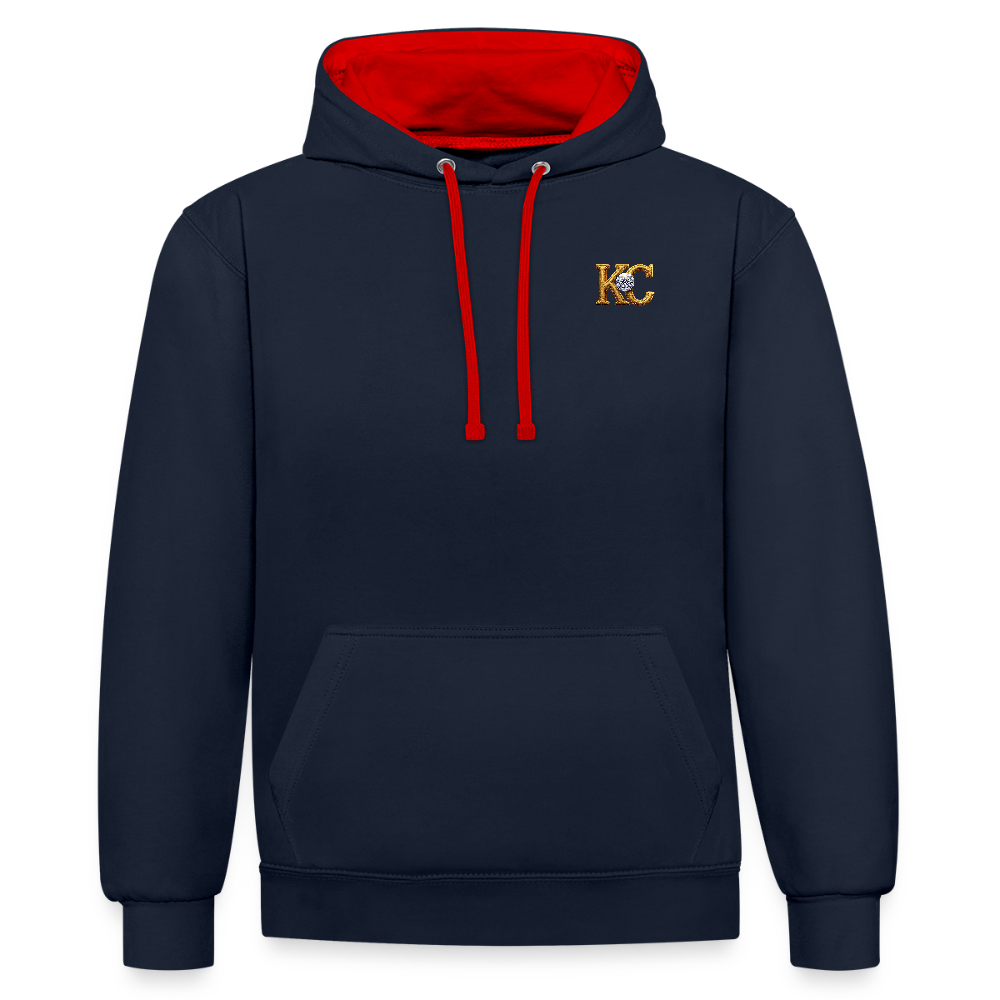 Diamond Range The Great Diamond Hoax 1872 Hoodie limited edition - navy/red
