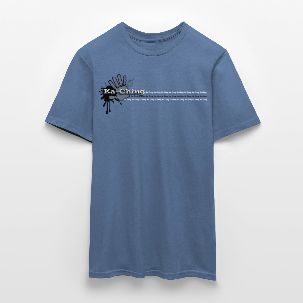 Unisex T-Shirt Ching Silver Logo CH-SLR-T-03c - dove blue 