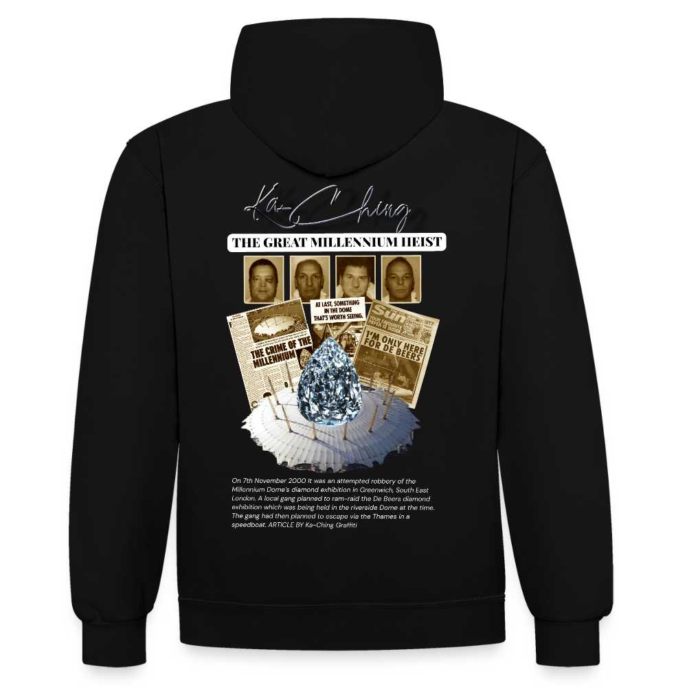 Diamond Range Millenium Heist 2000 Hoodie limited edition - black/gold