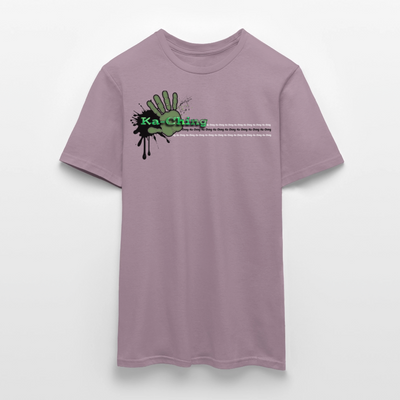 Unisex T-Shirt Ching Green Logo CHGR-T-01c - purple-grey 