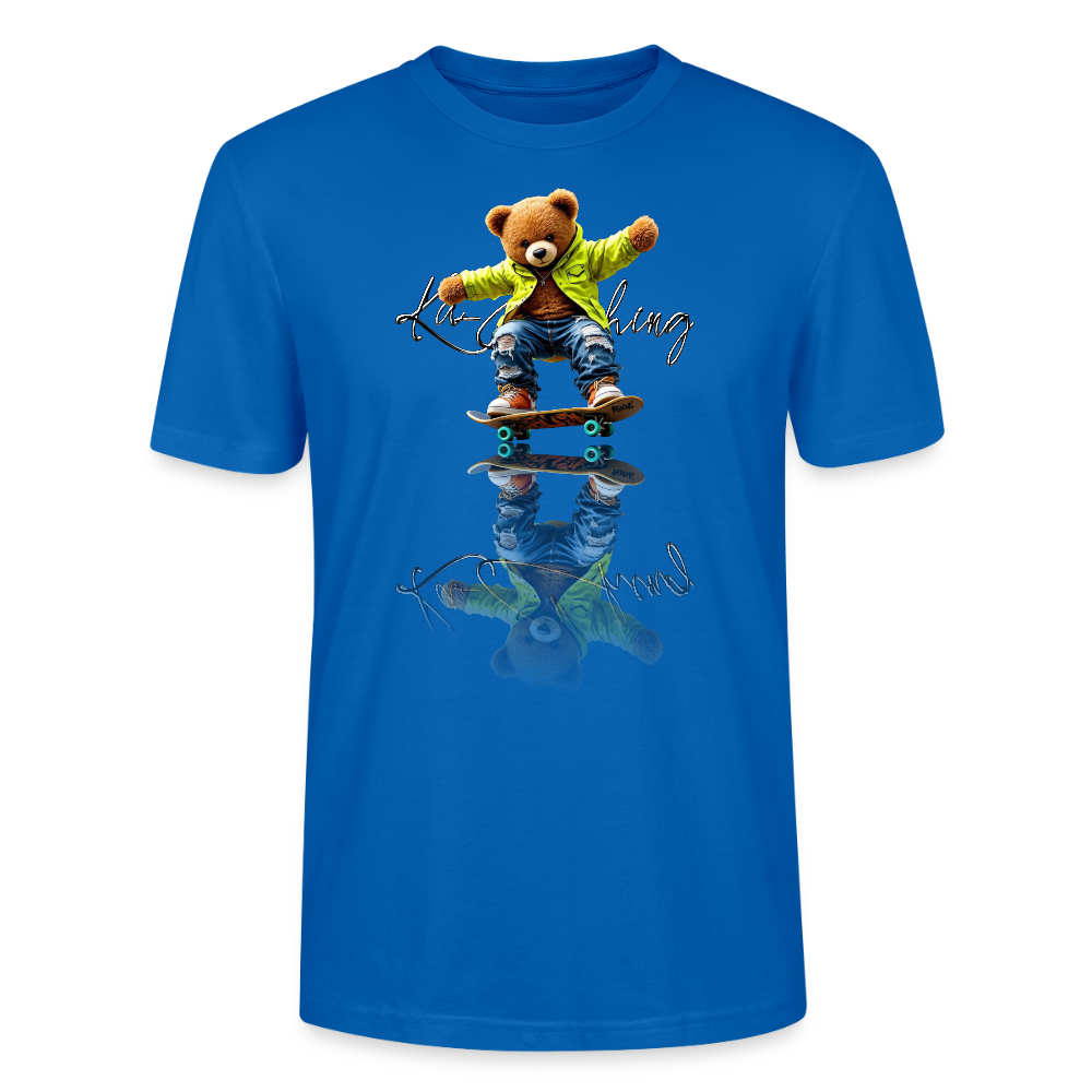 skateboarding Teds Tee - peacock-blue