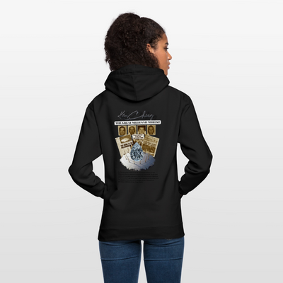 Diamond Range Unisex Hoodie limited editions design 2 - black