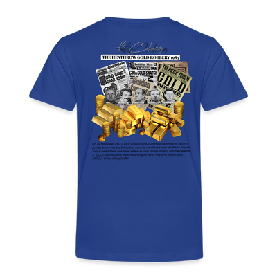 Teddies zombie mummy Halloween Tee - royal blue