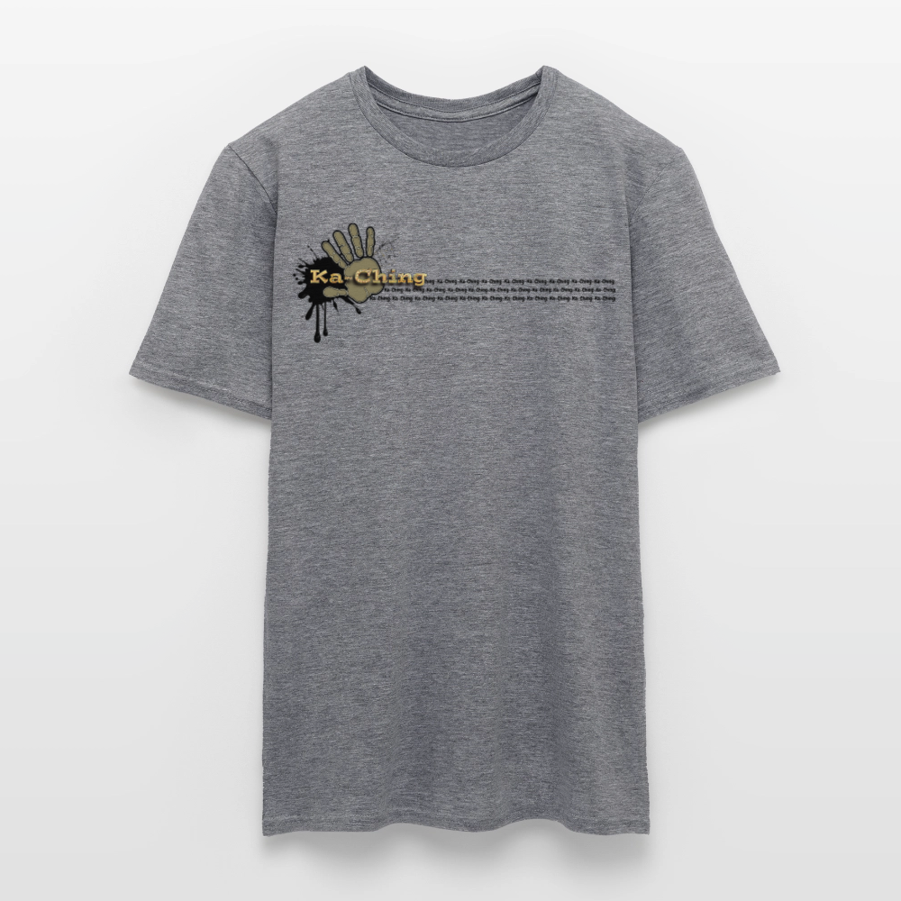 Ka-Ching T-Shirt Ching Gold Logo CHGD-T-02w - graphite heather