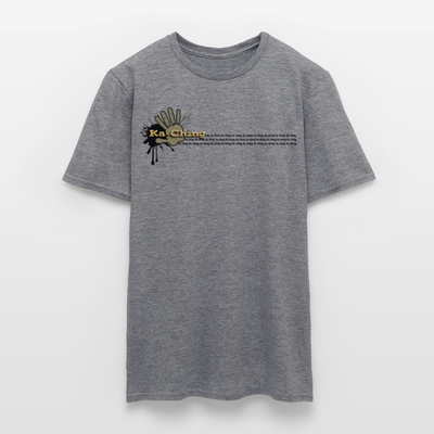 Ka-Ching T-Shirt Ching Gold Logo CHGD-T-02w - graphite heather