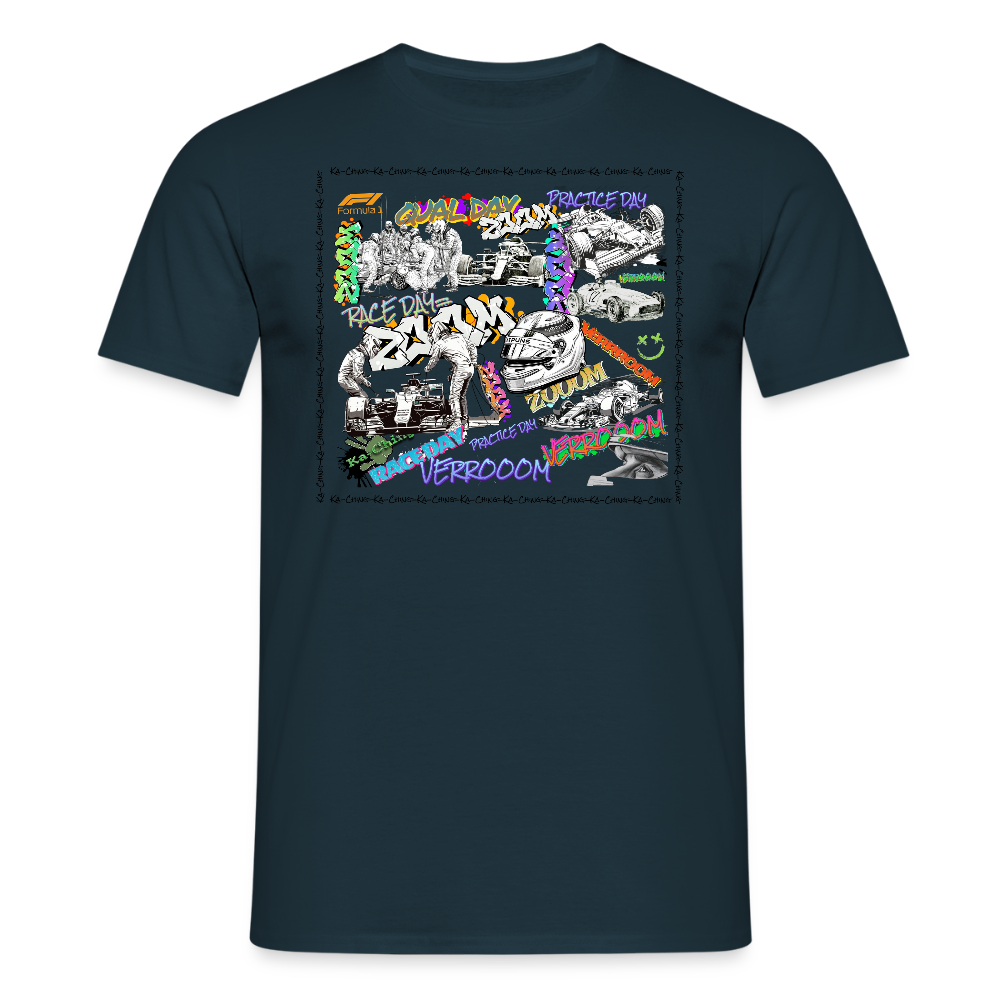 Unisex T-Shirt F1 Graffiti - navy