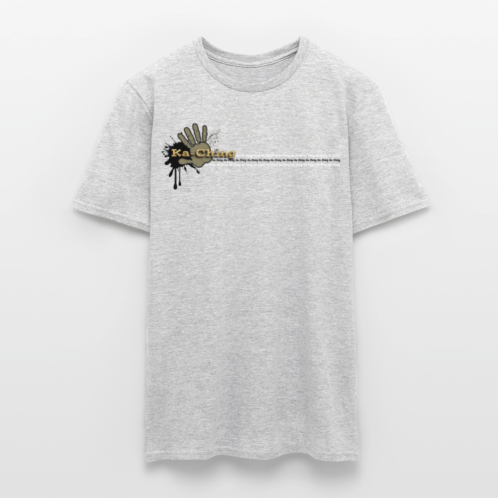 Unisex T-Shirt Ching Gold Logo CHGD-T-02c - heather grey