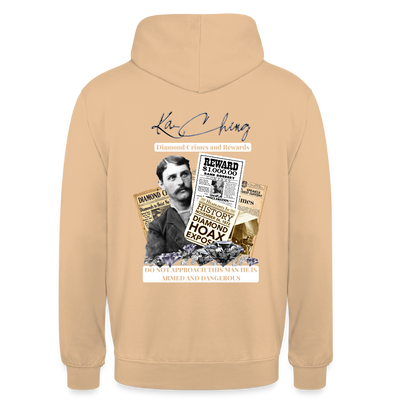 diamond range limited edition Hoodie  design 3 - peach