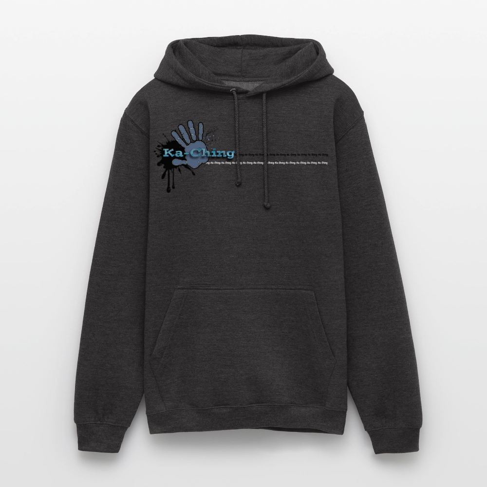 Unisex Hoodie Ching Blue logo - charcoal grey