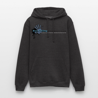 Unisex Hoodie Ching Blue logo - charcoal grey