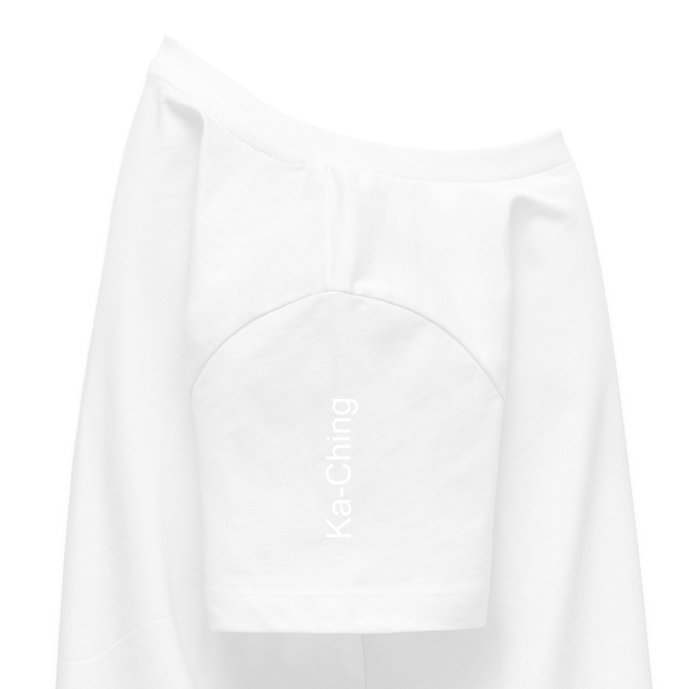 Unisex T-Shirt Ching Purple Logo - white