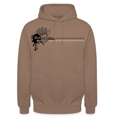 Unisex Hoodie Ching Bronze logo - mocha