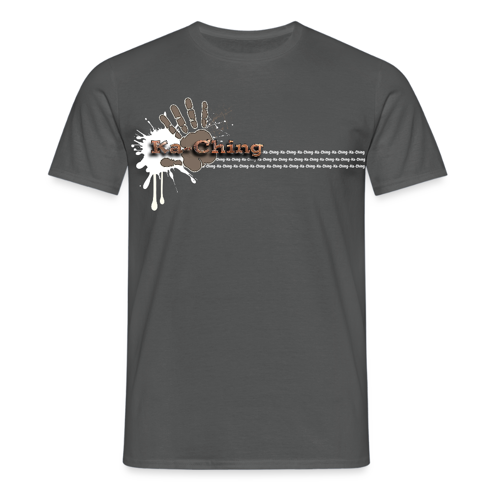 Unisex T-Shirt Ching Bronze Logo WH/Dark CHBR-T-04d - charcoal grey