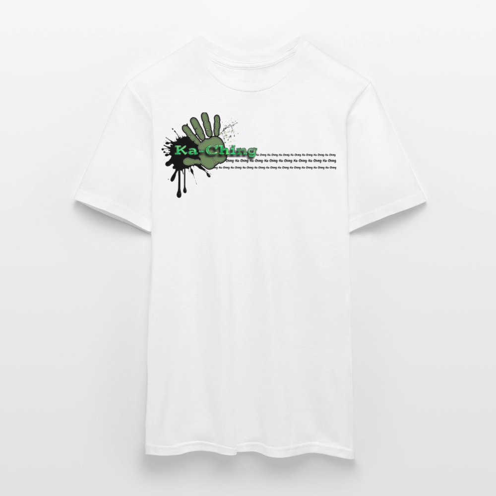 Unisex T-Shirt Ching Green Logo CHGR-T-01w - white