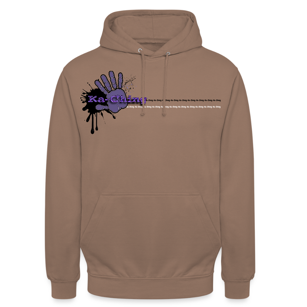 Unisex Hoodie Ching Purple logo - mocha