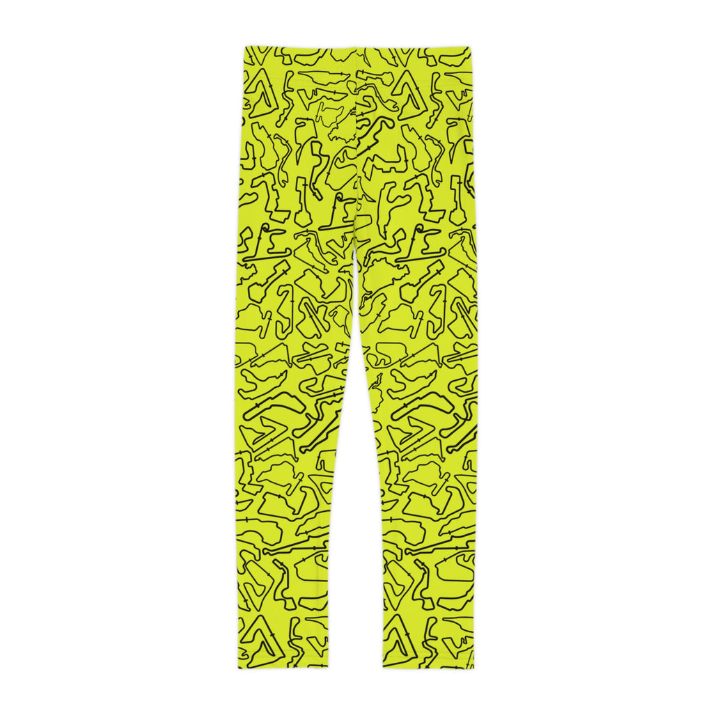 Track print ln Yellow kids Leggings, Activewear, Fashionable