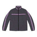 Ka-Ching Mauve designer print Puffer Jacket limited edition