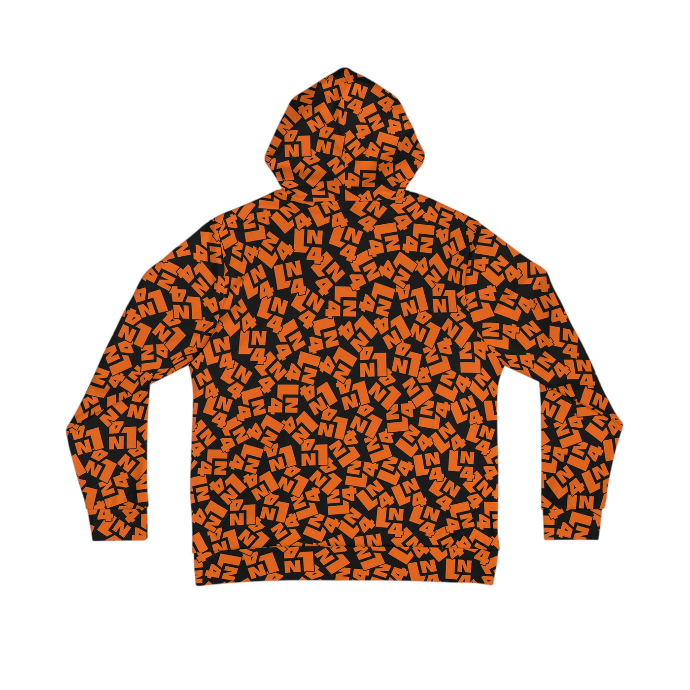 Black orange Track LN4 unisex Hoodie