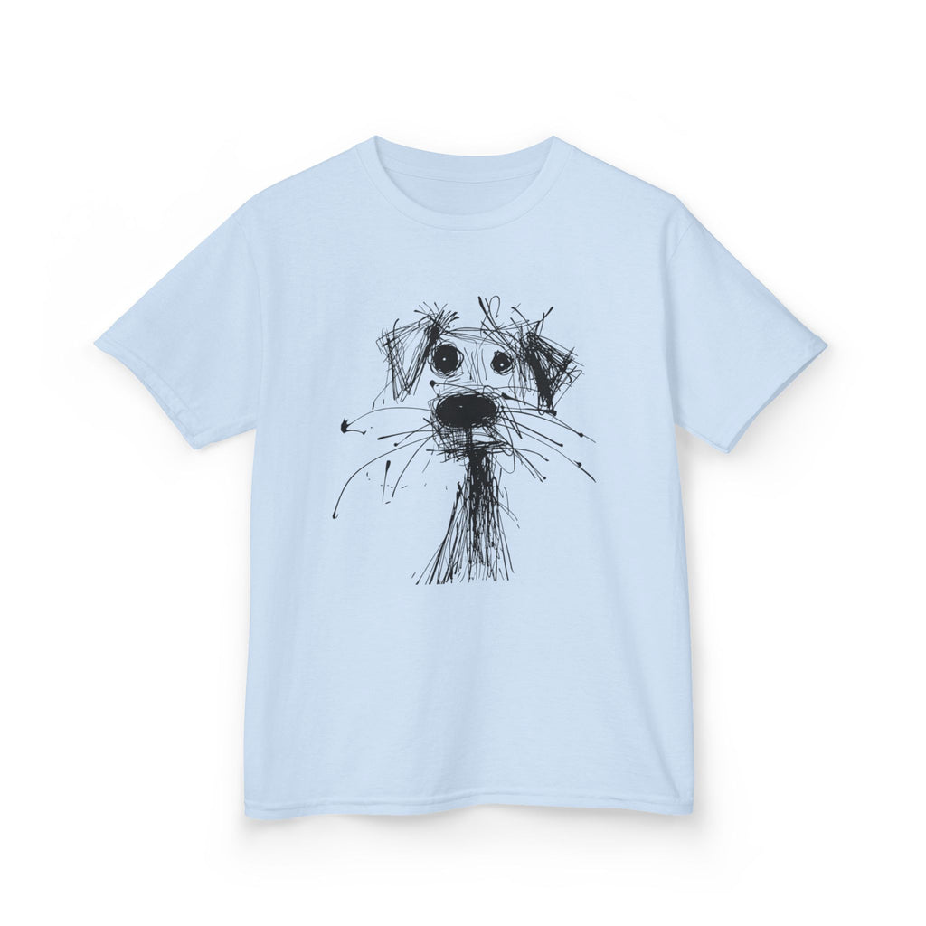 Kids Dog Sketch Tee | Adorable Pet Lover Shirt