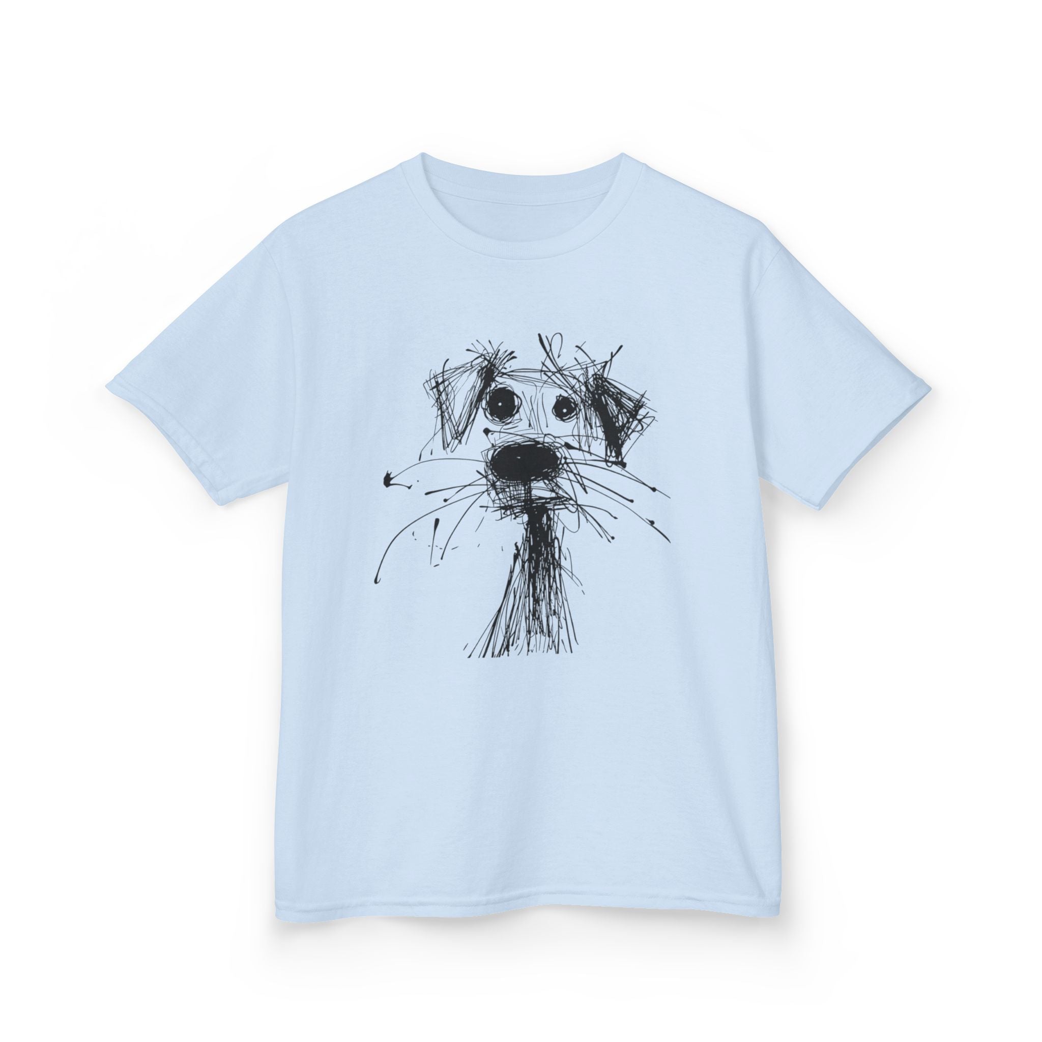 Kids Dog Sketch Tee | Adorable Pet Lover Shirt