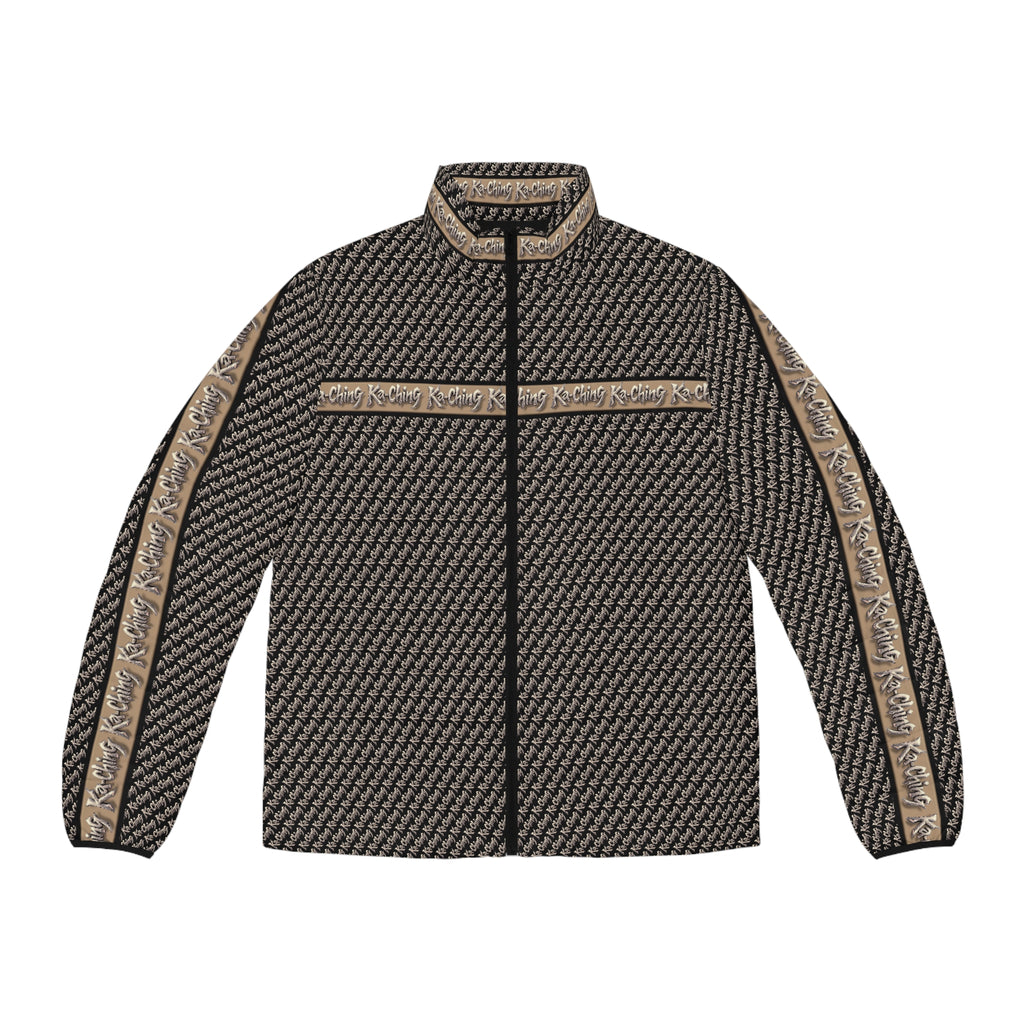Ka-Ching Tan designer print Puffer Jacket limited edition