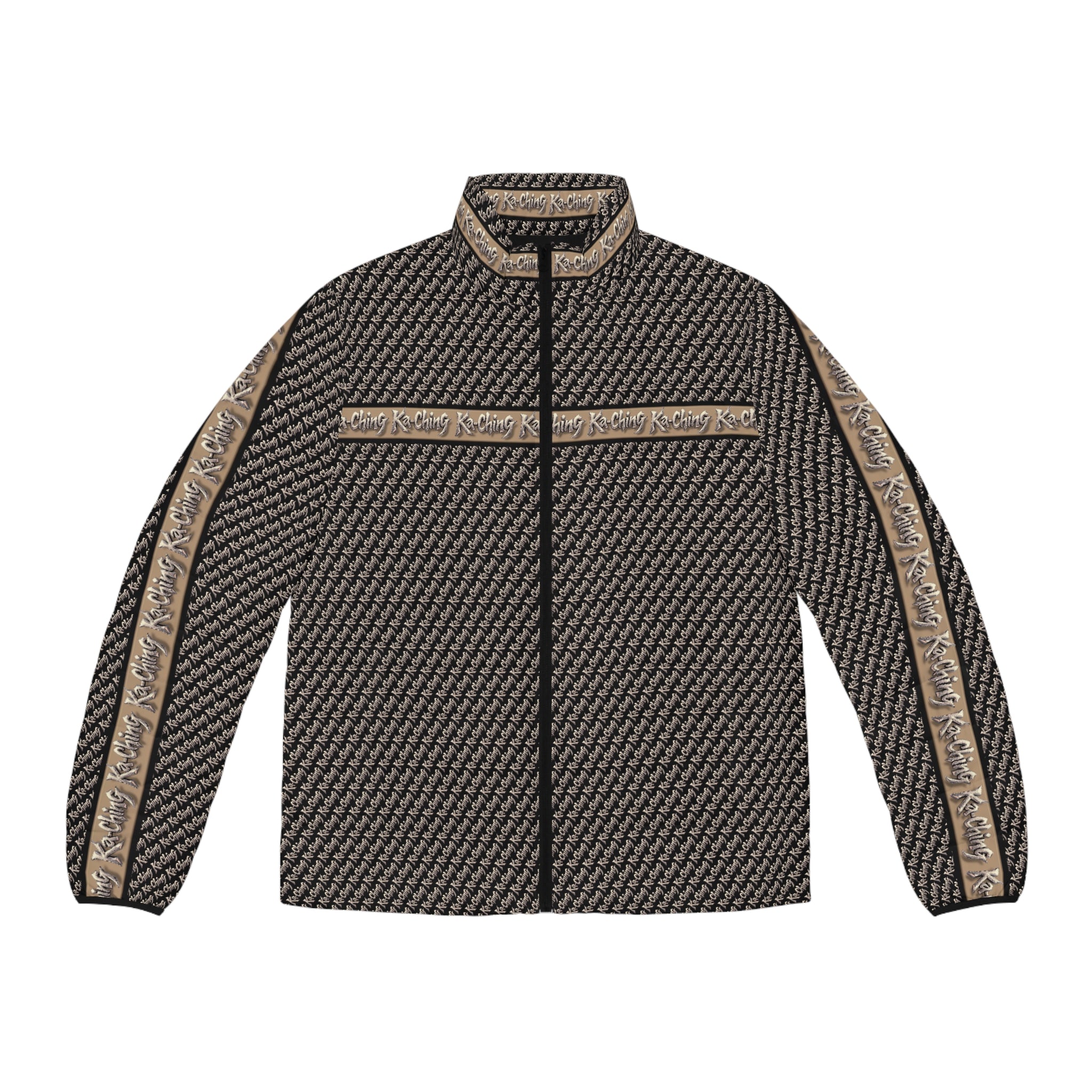 Ka-Ching Tan designer print Puffer Jacket limited edition