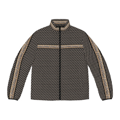 Ka-Ching Tan designer print Puffer Jacket limited edition