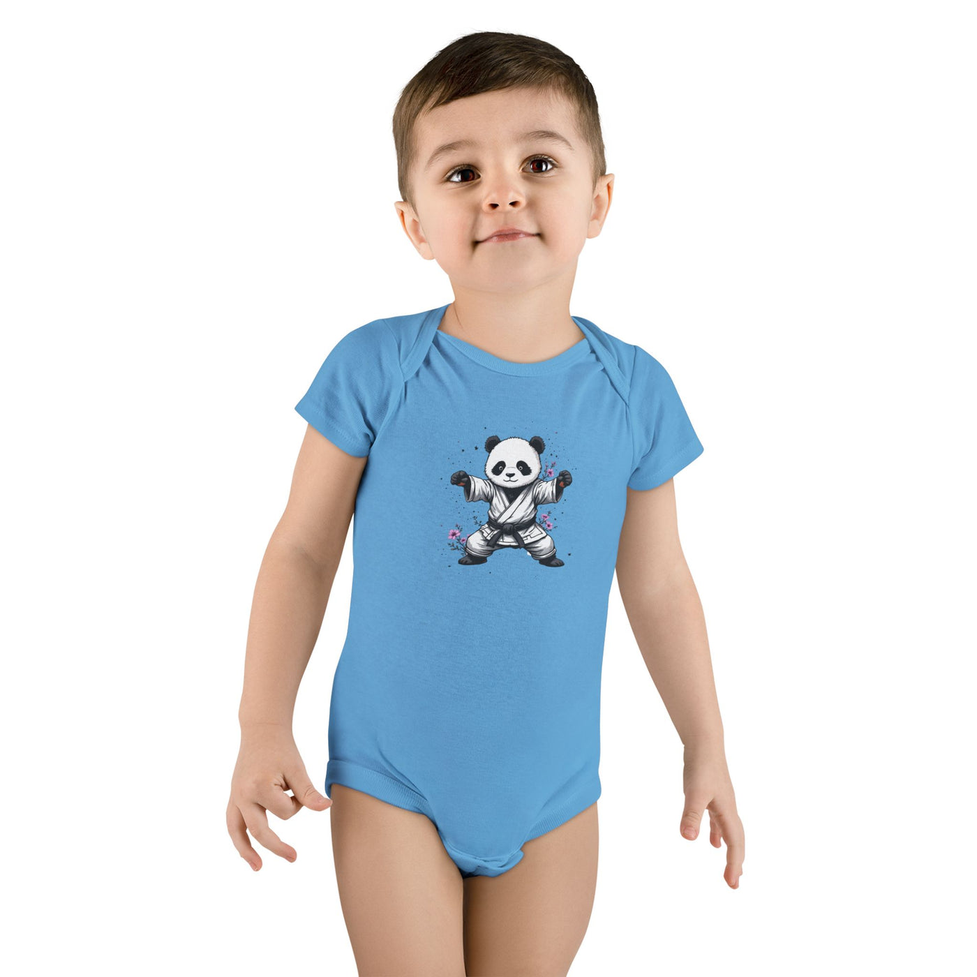 Ninja Panda Baby Onesie, Cute Baby Clothes, Baby Shower Gift, Newborn Outfit, Animal Lover Apparel, Fun Baby Shower Gift