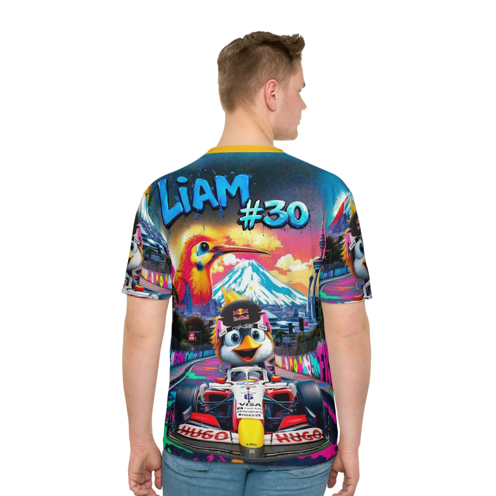 LL Loose T-Shirt - Colorful Racing Design - Perfect for Motorsport Fans