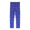 White Blue Track print Blue kids Leggings, Activewear, Fashionable