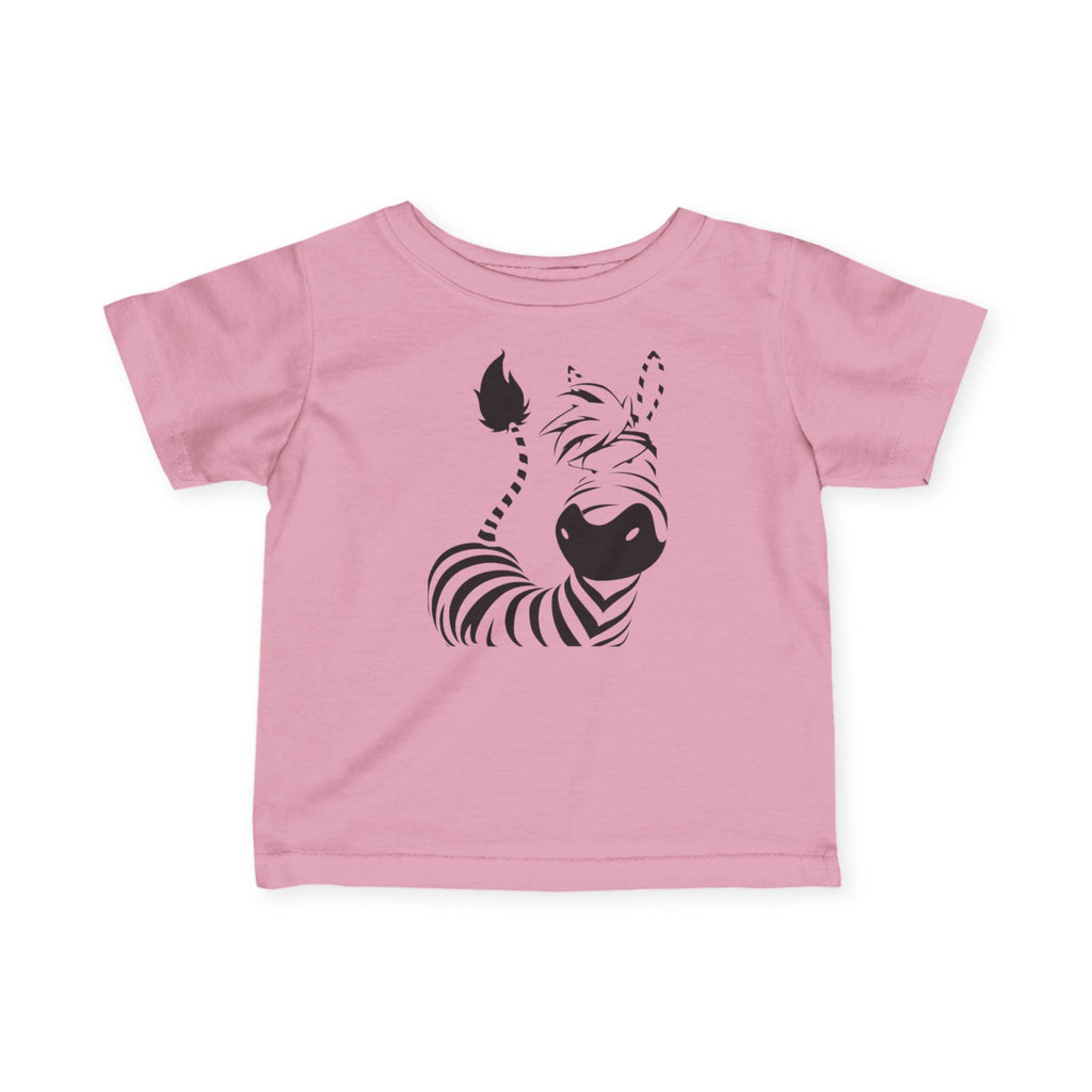 Cute Zebra Infant Tee, Baby Animal Shirt