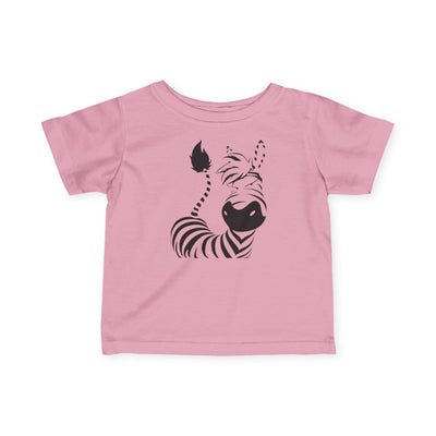 Cute Zebra Infant Tee, Baby Animal Shirt