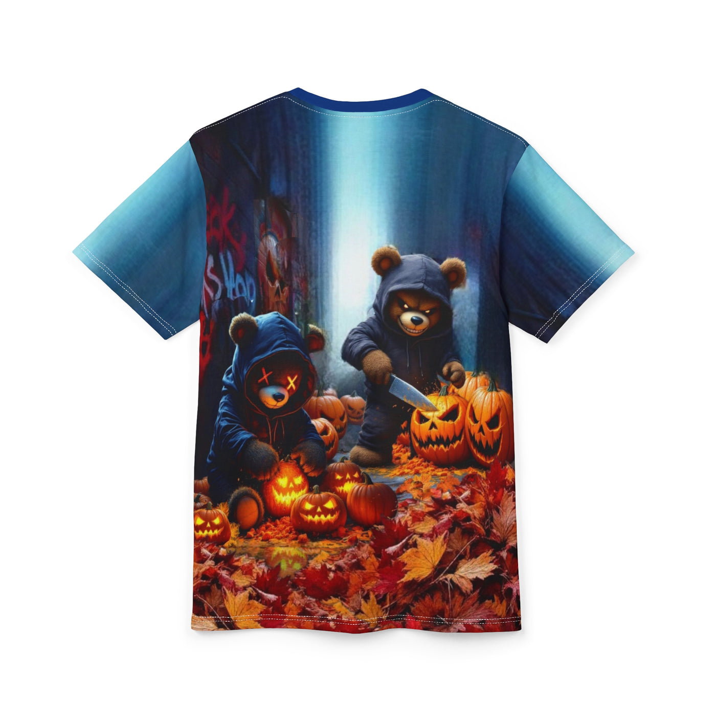 Graffiti Bears pumpkin carving Adventures Unisex Tee