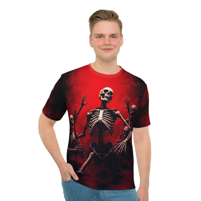 Unisex Skeleton Graphic Tee,