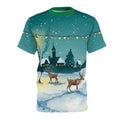 Painted Christmas Scene Tee