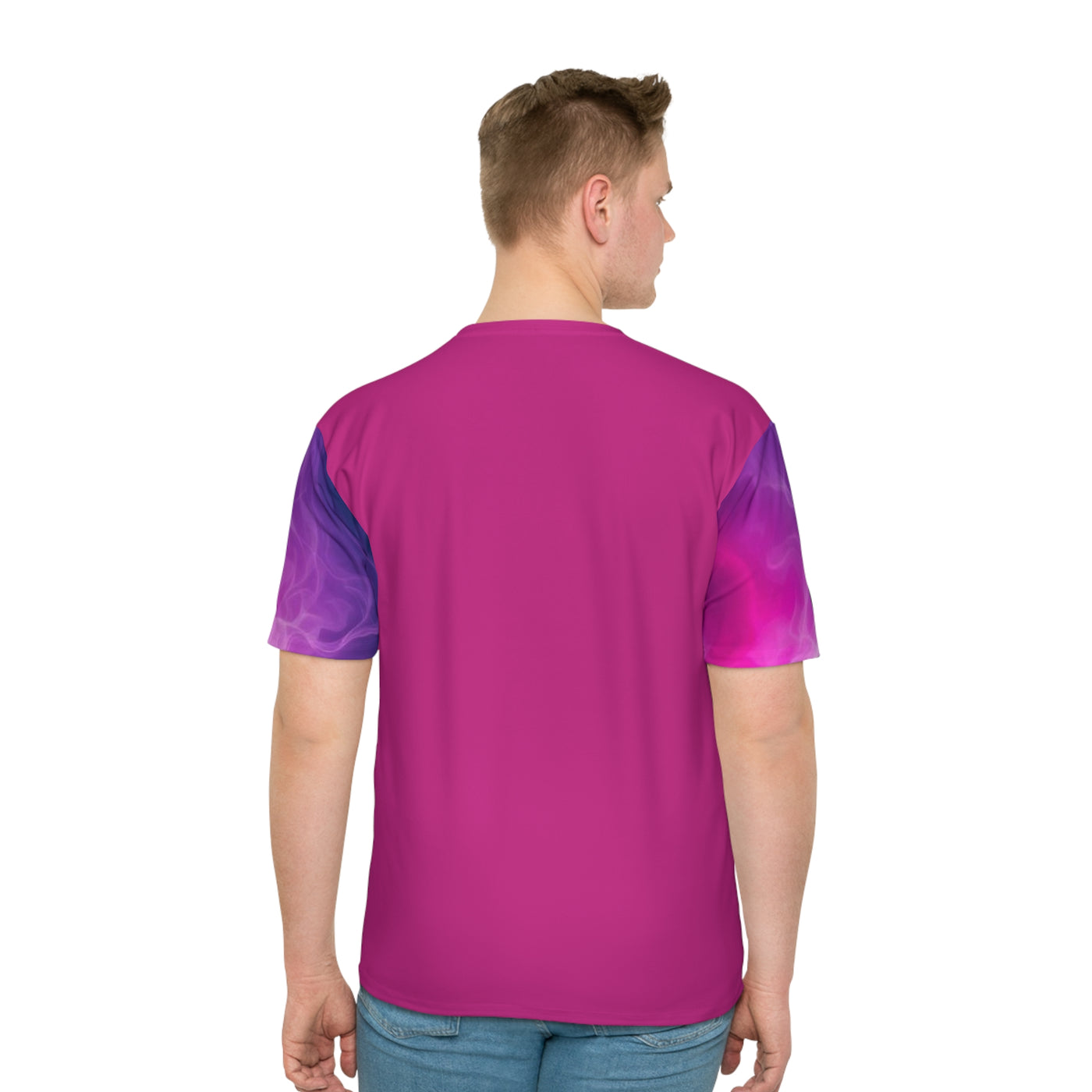 Unisex Skeleton pink smoke Graphic Tee,