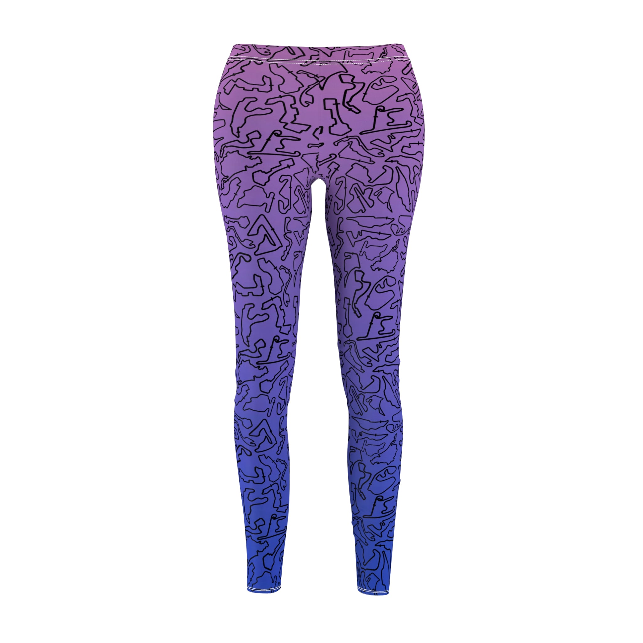 Bblack blue pink Track Casual Leggings
