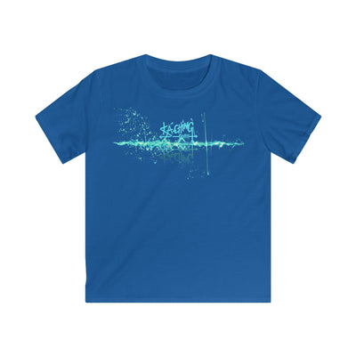Ka-Ching Kids Neon Aqua Tee -