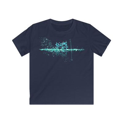 Ka-Ching Kids Neon Aqua Tee -